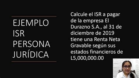 TUTORIAL CÁLCULO IMPUESTO SOBRE LA RENTA PERSONA JURÍDICA VIDEO YouTube