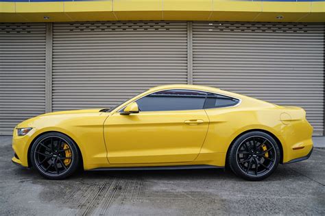 Ford Mustang S550 Yellow Bbs Ci R Wheel Wheel Front