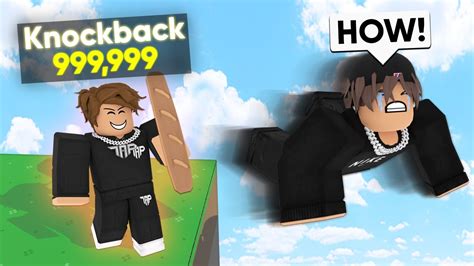 I Secretly CHEATED Using INFINITE KNOCKBACK Roblox Bedwars YouTube