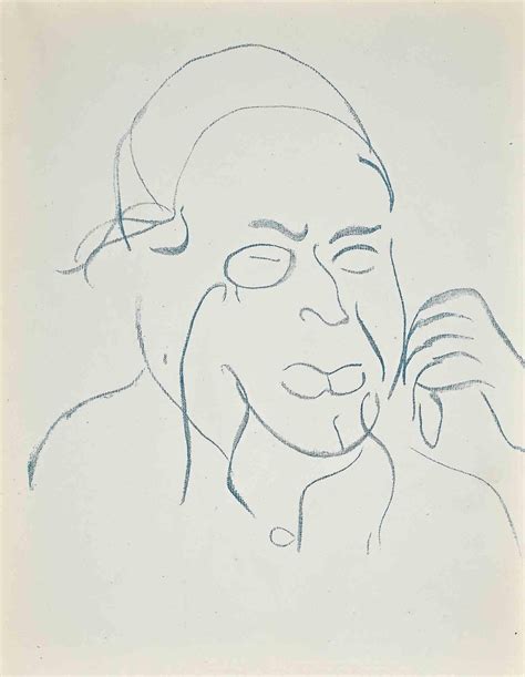 Raoul Dufy Self Portrait Original Lithograph At 1stdibs