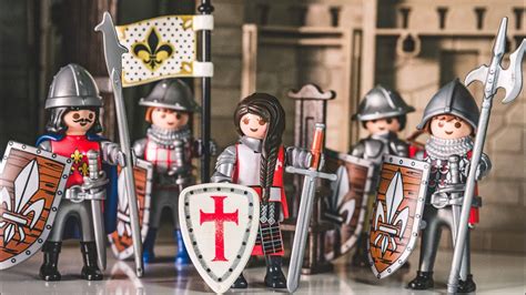 Playmobil Figures Joan Of Arc Jeanne D Arc Chevaliers Fran Aises