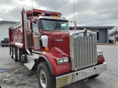 2023 Kenworth W900 Tri Axle Dump Truck Cummins 525hp 6 Speed Allison Rds Automatic 17 Dump