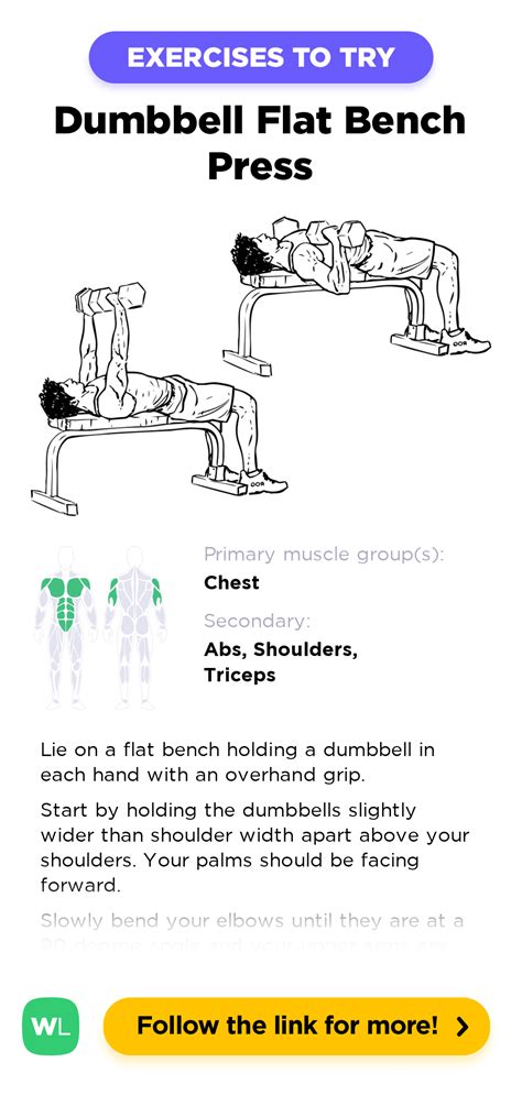 Dumbbell Flat Bench Press – WorkoutLabs Exercise Guide