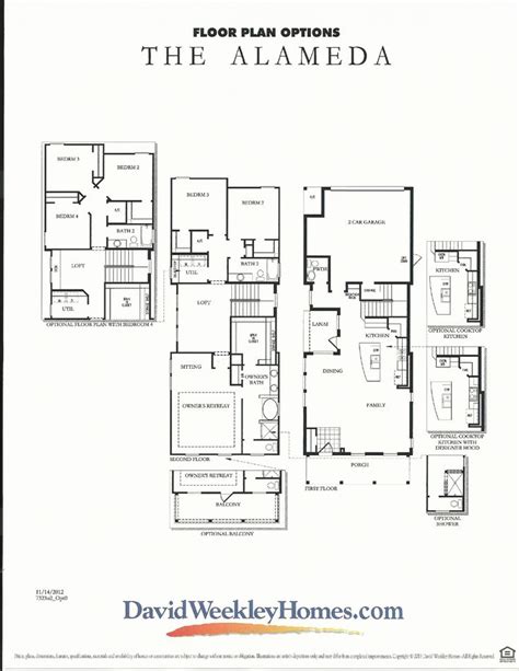 Spring Lake David Weekly Homes Alameda Floor Plan Options In