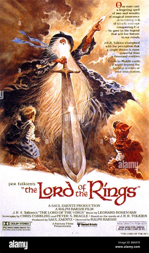 The Lord of the Rings Année : 1978 - USA Director : Ralph Bakshi ...