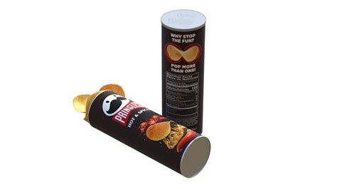Pringles Hot Spicy D Model By Dstudio