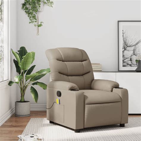 Fauteuil De Salon Chaise Fauteuil De Massage Inclinable Cappuccino