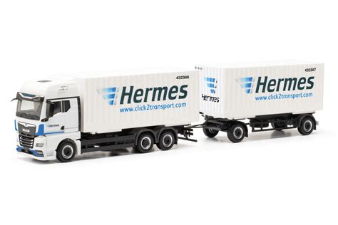 Modellbahn Scheierlein Herpa Spur Ho Man Tgx Gx Wk Hz Hermes