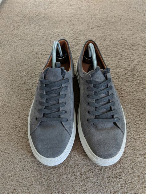 Beckett Simonon Alba Low Top Sneakers - Grey Suede - 9.5 | Grailed