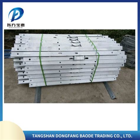 Pole Line Hardware Hot DIP Galvanized Steel Cross Arm Steel Cross Arm And H Pole Cross Arm