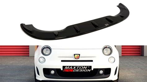 Front Splitter V 1 Fiat 500 Mk1 Abarth 2008 2012 Scc Performance