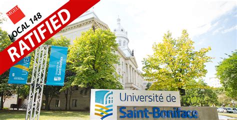 Université de Saint-Boniface Professors ratify new agreement | MGEU - Manitoba Government and ...