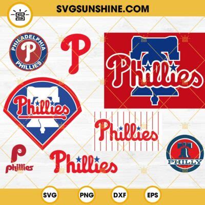 philadelphia phillies designs bundle svg phillies mlb logo svg eps png dxf