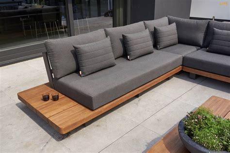 Life Teakholz Lounge Fitz Roy 5 Personen Aluminium Lava TOO Design