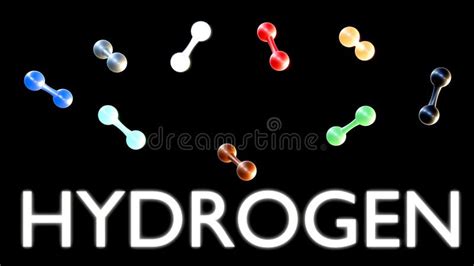 3d Animation of Shade of Hydrogen Molecule for Production Stock Video ...