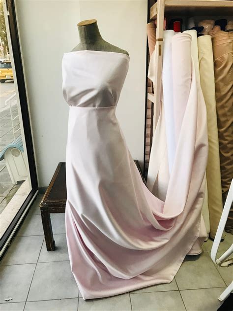 Pink Duchess Satin Polyester Duchess Satin Pink Bridal Satin Etsy