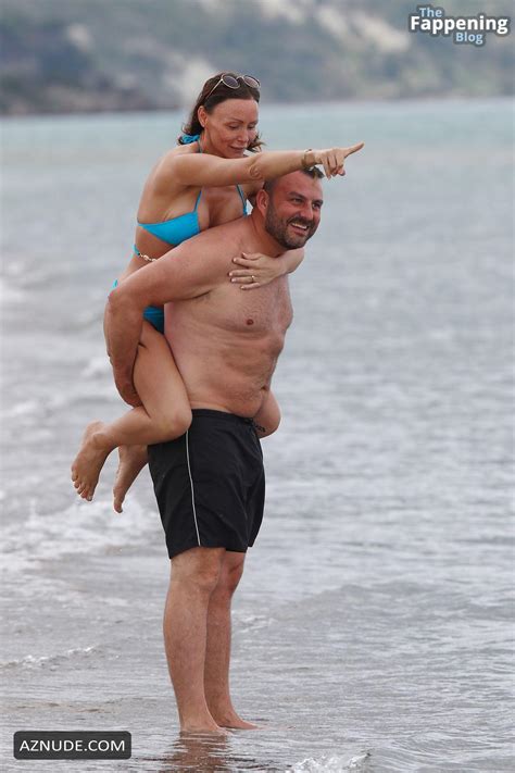 Chanelle Hayes Sexy Seen With Dan Bingham Showing Off Her Sizzling Bikini Body At Zante Beach