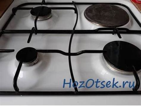 Как отмыть решетку газовой плиты от жира и нагара