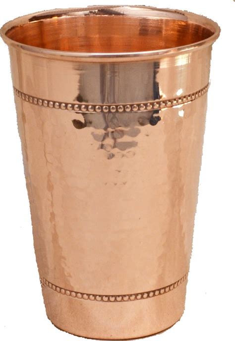 Cylindrical 400 Ml Hammered Copper Glass For Home At Rs 195 Piece In