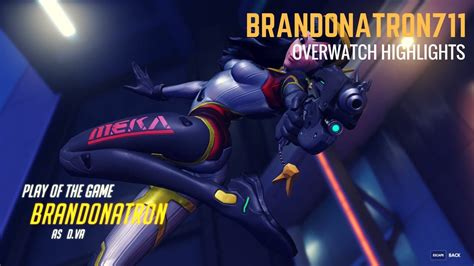 Overwatch Play Of The Game D Va Naked And Afraid YouTube