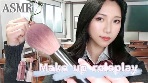 Asmr ロールプレイ💄お話ししながら友達にデートメイクしてあげる Make Up Roleplay【音フェチ】 Youtube