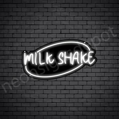 Milkshake V4 Neon Sign Neon Signs Depot