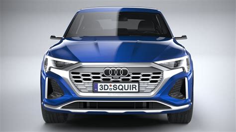 Audi Sq E Tron Sportback D Model Ds C D Lwo Fbx Ma