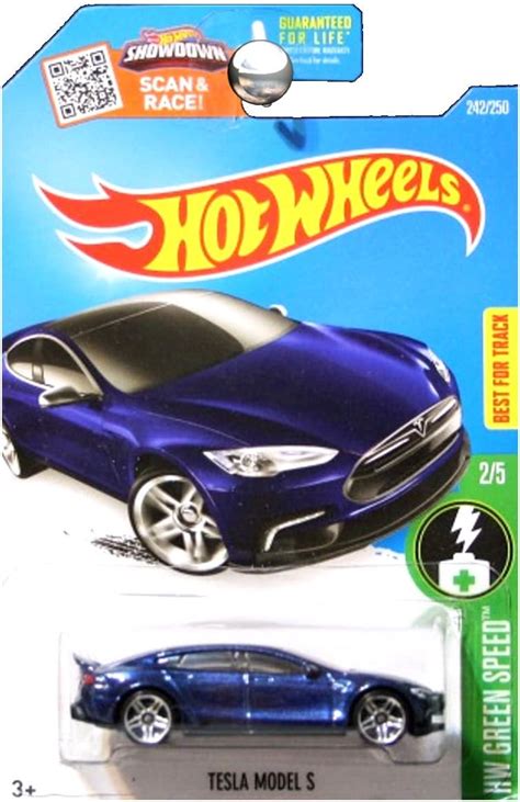 Buy Hot Wheels 2016 Tesla Model S Blue Toy Car At Ubuy Nepal