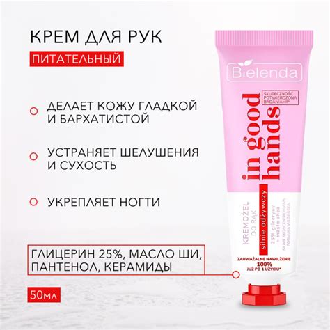 IN GOOD HANDS Крем для рук питательный 25% глицерин + масло ши 50мл ...