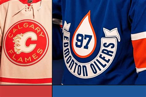 Oilers, Flames unveil Heritage Classic jerseys: What’s behind the ...