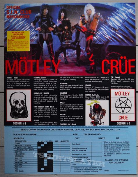 Mötley Crüe MÖTLEY CRÜE Shout At The Devil Original Vinyl Signed By The