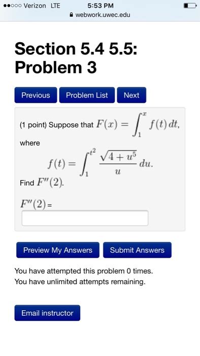 Solved Suppose That F X Integral 1 X F T Dt Where F T Chegg