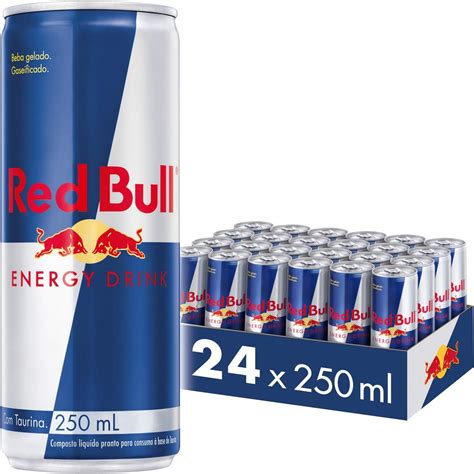 Energético Red Bull Energy Drink Pack 24 Latas de 250ml em Promoção