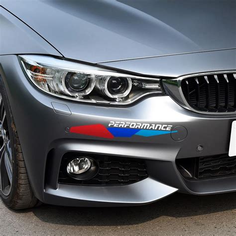 Front Bumper Decal New M Performance Stickers For Bmw E E E E