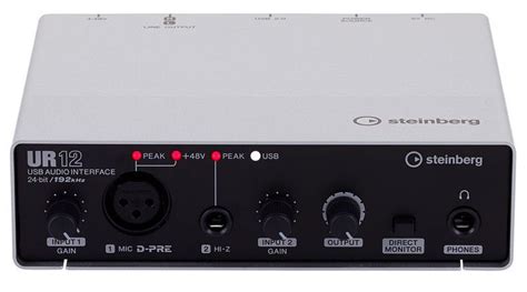 Test: Steinberg UR12, USB-Audiointerface - AMAZONA.de