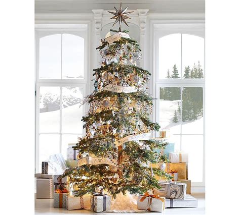 Gold Mirrored Star Tree Topper Pottery Barn Au