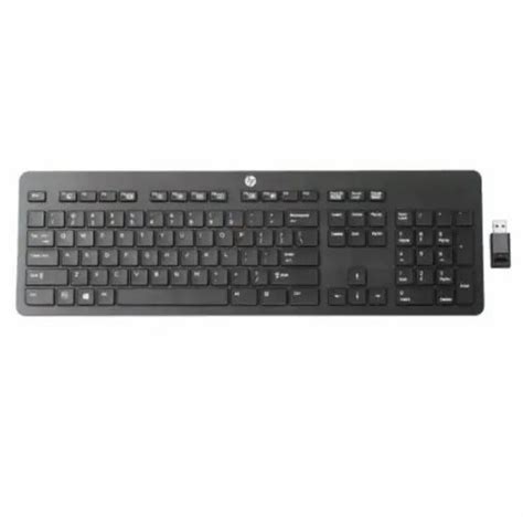 Black HP Slim Wireless Keyboard, Model Name/Number: Essential at best ...