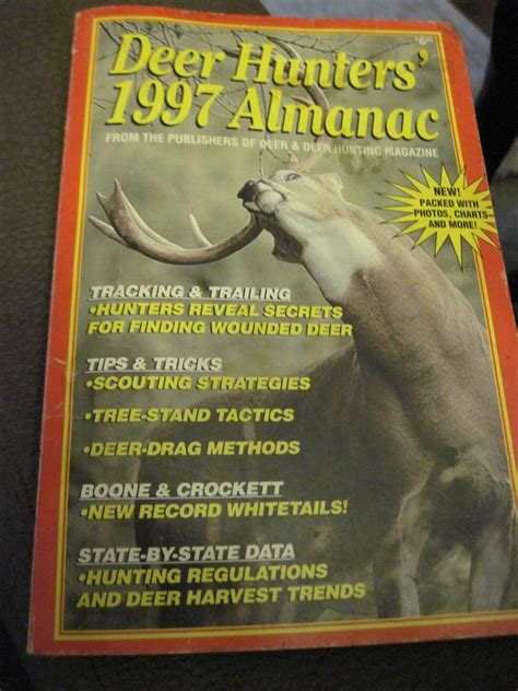 Deer Hunter S Almanac Firearms Magazines Vintage Etsy