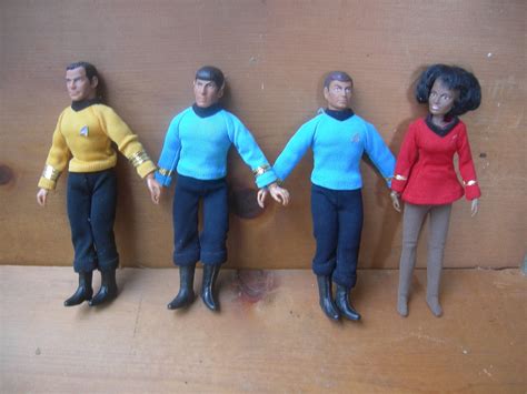 Vintage Star Trek action figures spock mccoy bones by Artcapades