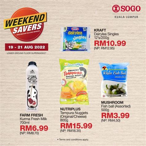 19 21 Aug 2022 SOGO Supermarket Weekend Savers Promotion