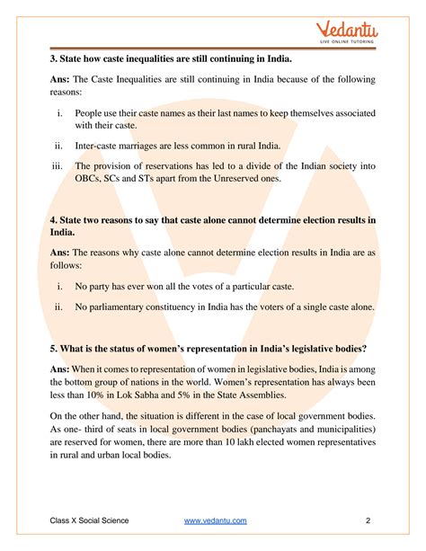 Solution Ncert Solutions For Class 10 Social Science Democratic