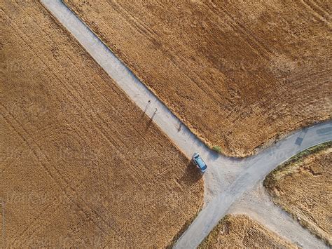 Aerial Photography Of Dirt Roads By Stocksy Contributor Javier