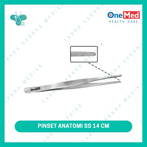 Onemed Pinset Bedah Anatomi Stainless Steel Cm Lazada Indonesia