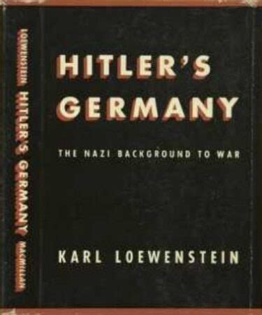 Hitlers Germany The Nazi Background To War