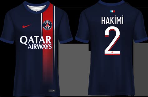 Paris Saint Germain Jersey 2023 24 Vector Sport