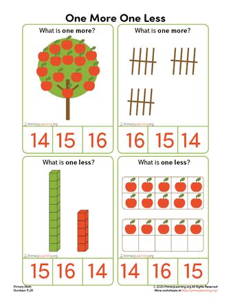 More Or Less Number 15 PrimaryLearning Org