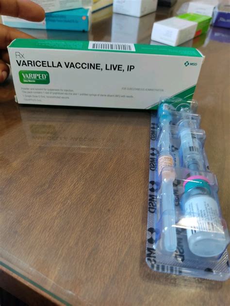 Variped Varicella Vaccine Live IP, Prescription, Treatment: Chickenpox ...