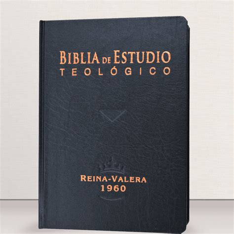 Biblia de Estudio Teológico RVR 1960 tapa dura Tienda Sociedad Bíblica