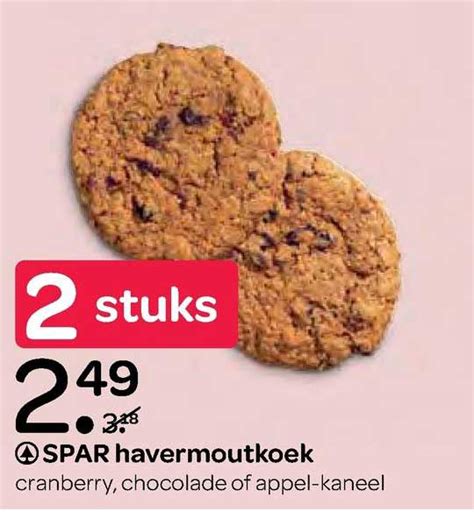 Spar Havermoutkoek Aanbieding Bij Spar Folders Nl