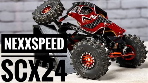 New Nexxspeed Carbon Aluminum Scx24 Chassis Installation Review Crawling And More Youtube